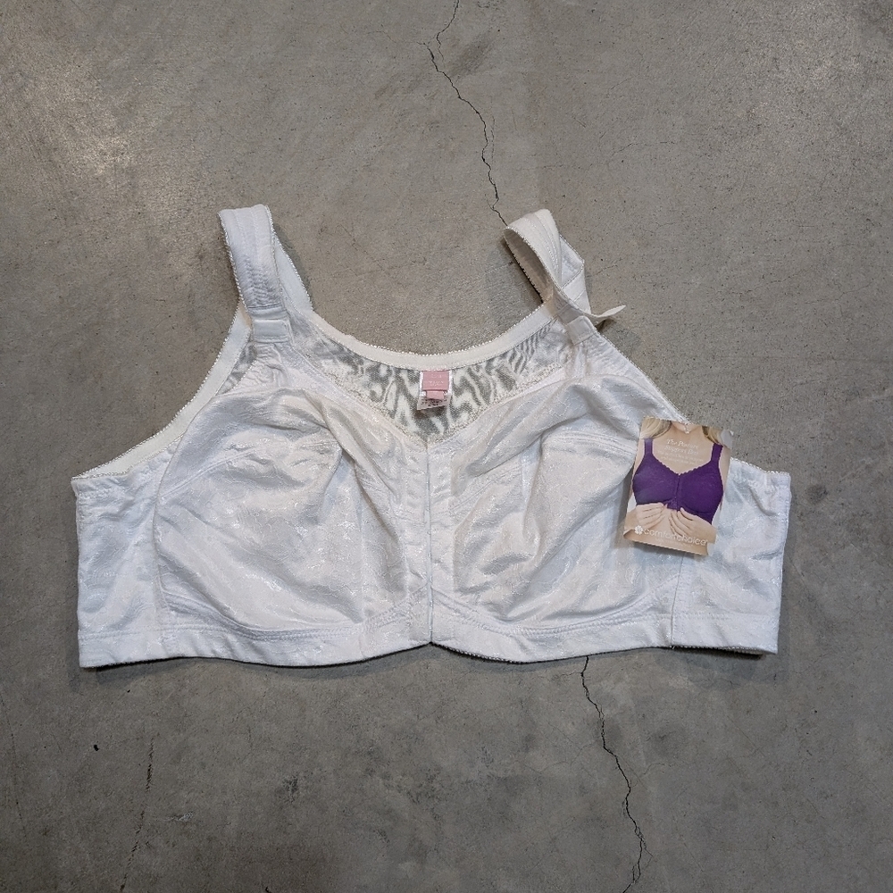 NWT Comfort Choice Posture Support Bra 50B White